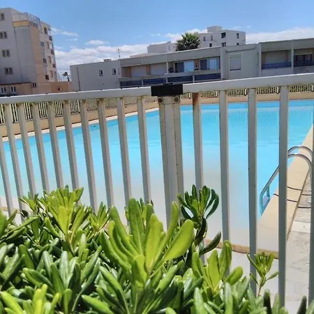 Appartement Aere Avec Vue Sur La Mer , Plage 50M Et Piscine 20M Dans La Residence Apartment *